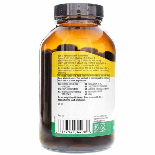 Omega-3 Fish Body Oils 1000 Mg, CTL